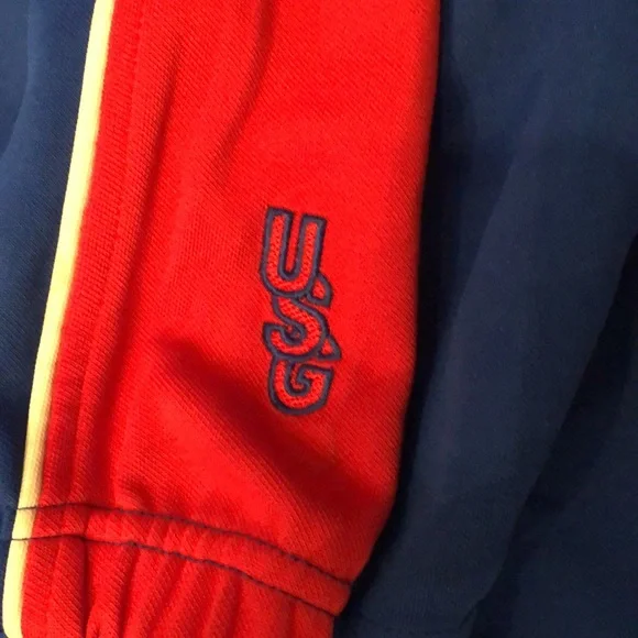 Philadelphia 76ers Vintage XXL Tracksuit Made in Korea USG blue red embroidered - Picture 4 of 10